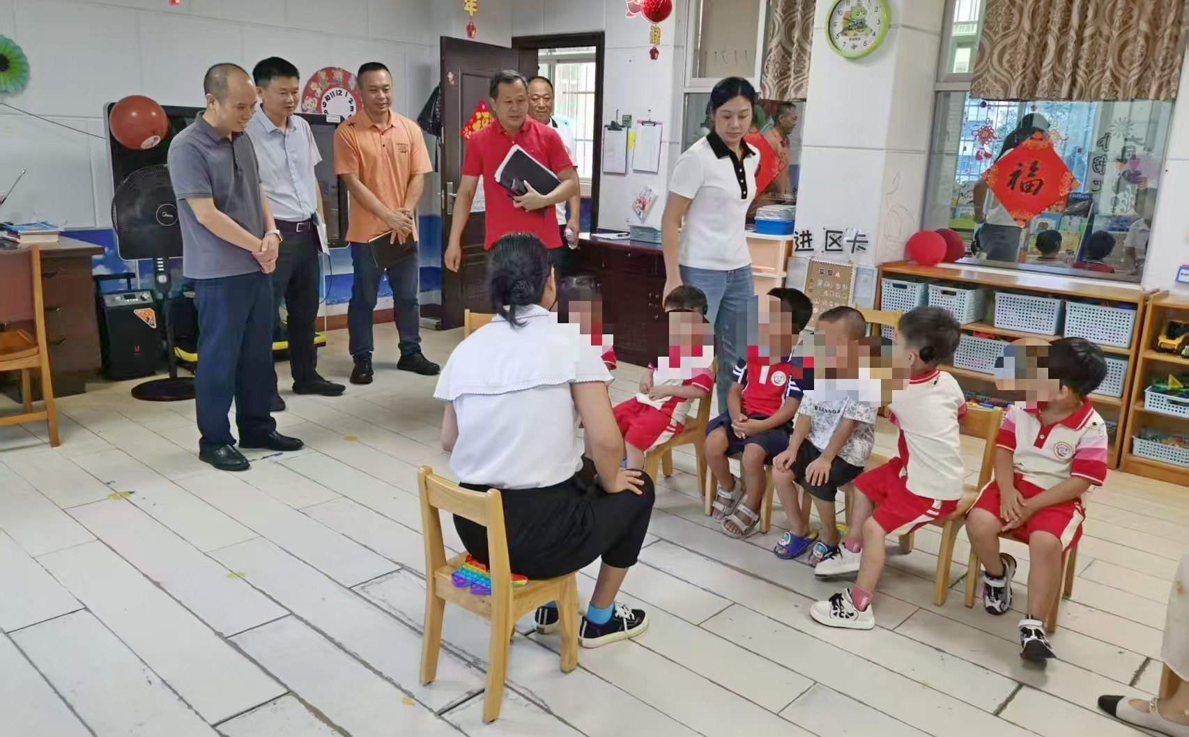 图为检查指导现场图片